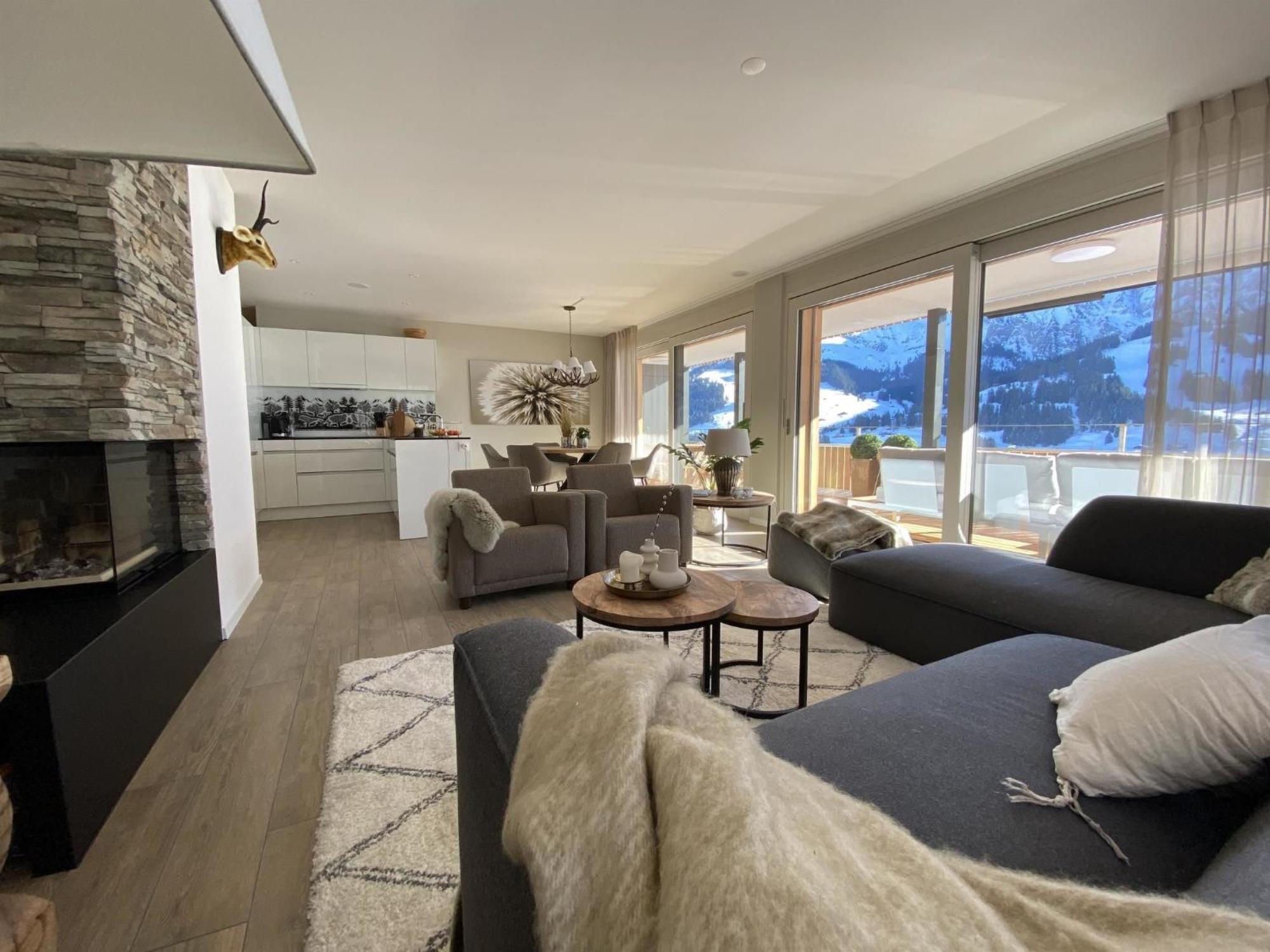 Apartment Alpenrose Adelboden Extérieur photo
