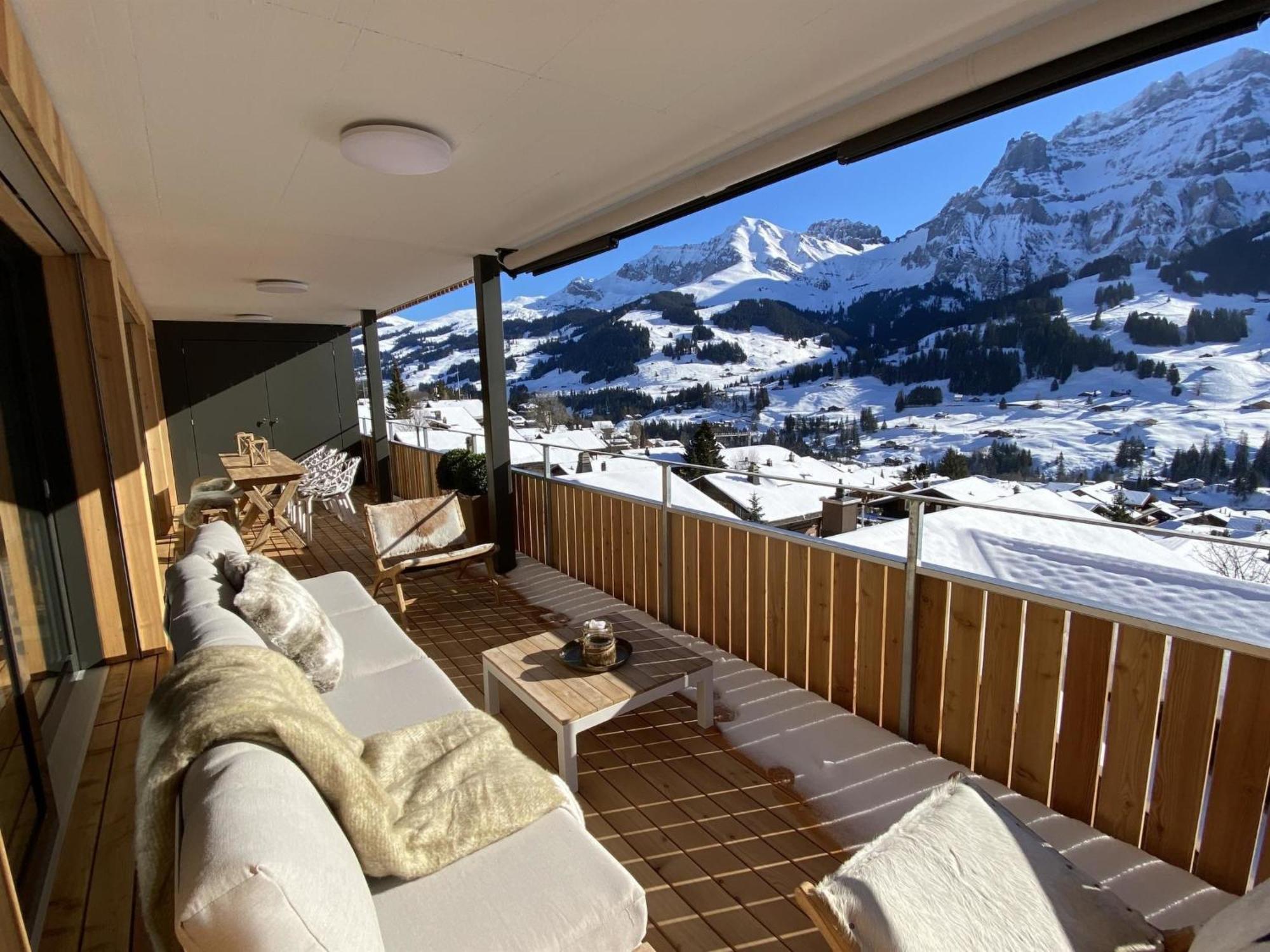 Apartment Alpenrose Adelboden Extérieur photo